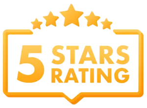 5-Star Rating Logo – Symbol of Quality and Trust